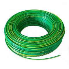 Cable unipolar 16mm2 verde amarillo IRAM 2183-NM247-3