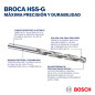 Kit brocas rectificadas BOSCH MINI X-LINE 5 piezas