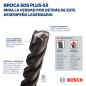 Broca de acero BOSCH SDS PLUS-5X 6x100mm