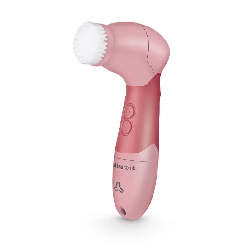 Cepillo facial ULTRACOMB MS-2004 inalámbrico 4 accesorios rosa