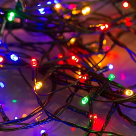 Luces de navidad 100 led multicolor