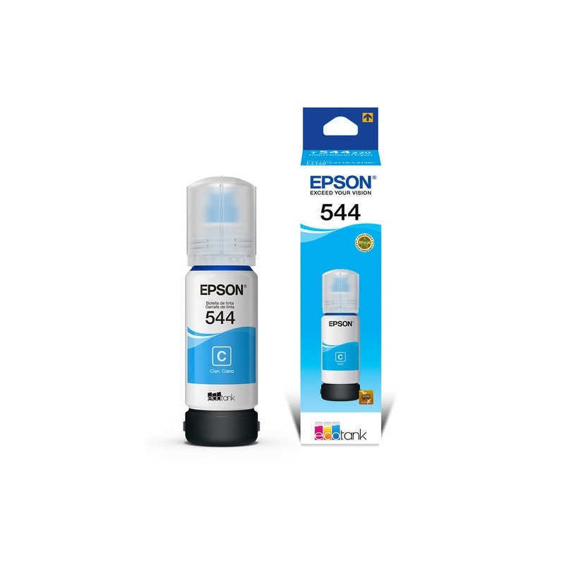 Botella de tinta EPSON T544 Cian original 65ml