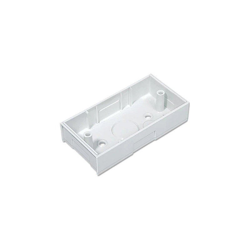 Base exterior JELUZ VERONA extra chato 1 módulo blanco