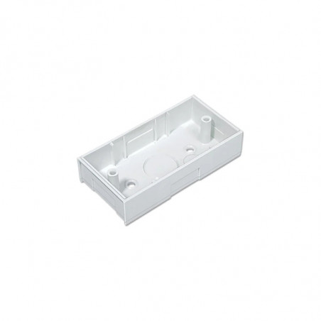 Base exterior JELUZ VERONA extra chato 1 módulo blanco