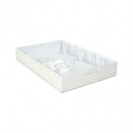 Base exterior JELUZ VERONA extra chato 3 módulo blanco