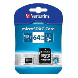 Memoria Micro SD VERBATIM PREMIUM 64GB