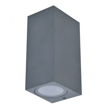 Aplique ARTELUM NICO bidireccional para 2 luces GU10 gris