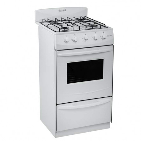 Cocina ESCORIAL CANDOR a gas envasado blanca outlet