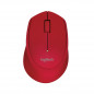 Mouse inalámbrico LOGITECH M280 1000dpi rojo