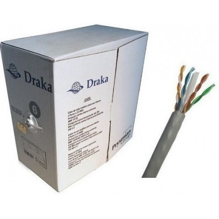 Cable UTP PRYSMIAN DRAKA CAT6 exterior x metro