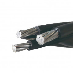 Cable preensamblado aluminio 3x50+50mm2 por metro