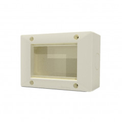 Caja exterior CAMBRE S.XXII 4 módulos IP40 blanco