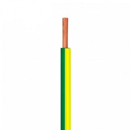 Cable unipolar KALOP 6mm2 verde amarillo IRAM 2183-NM247-3