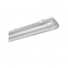 Portatubo led LUMENAC MAREA doble G13 120cm blanco