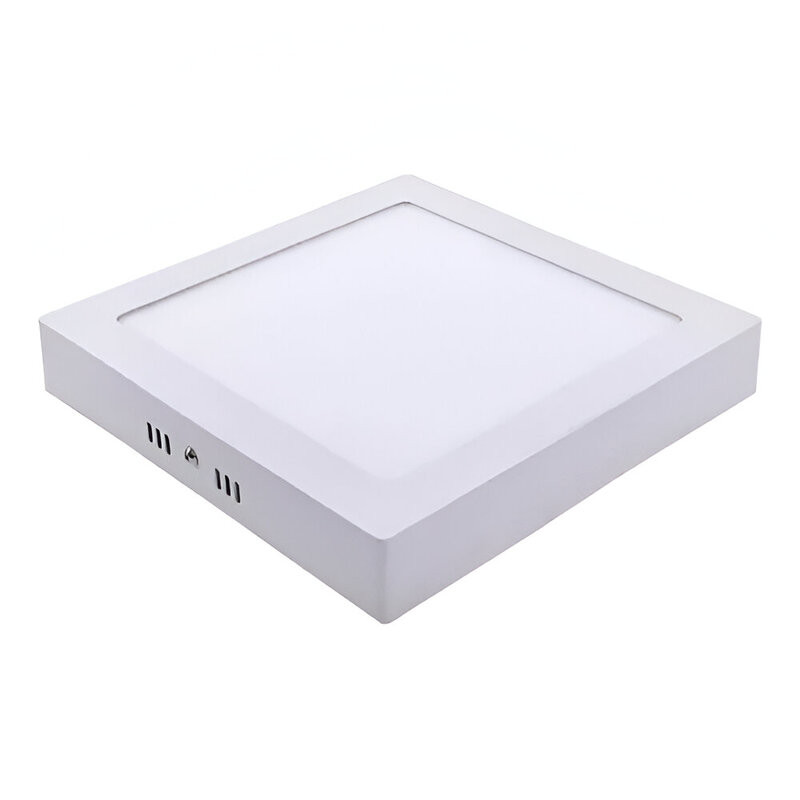 Plafón led HLC MERCURIO III cuadrado 18W 800lm 3000K luz cálida