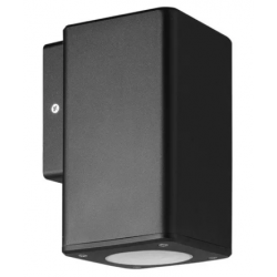 Aplique LEDVANCE SINGLE HOUSING Cuadrado para 1 luz GU10 negro