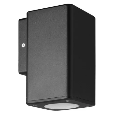 Aplique LEDVANCE SINGLE HOUSING Cuadrado para 1 luz GU10 negro