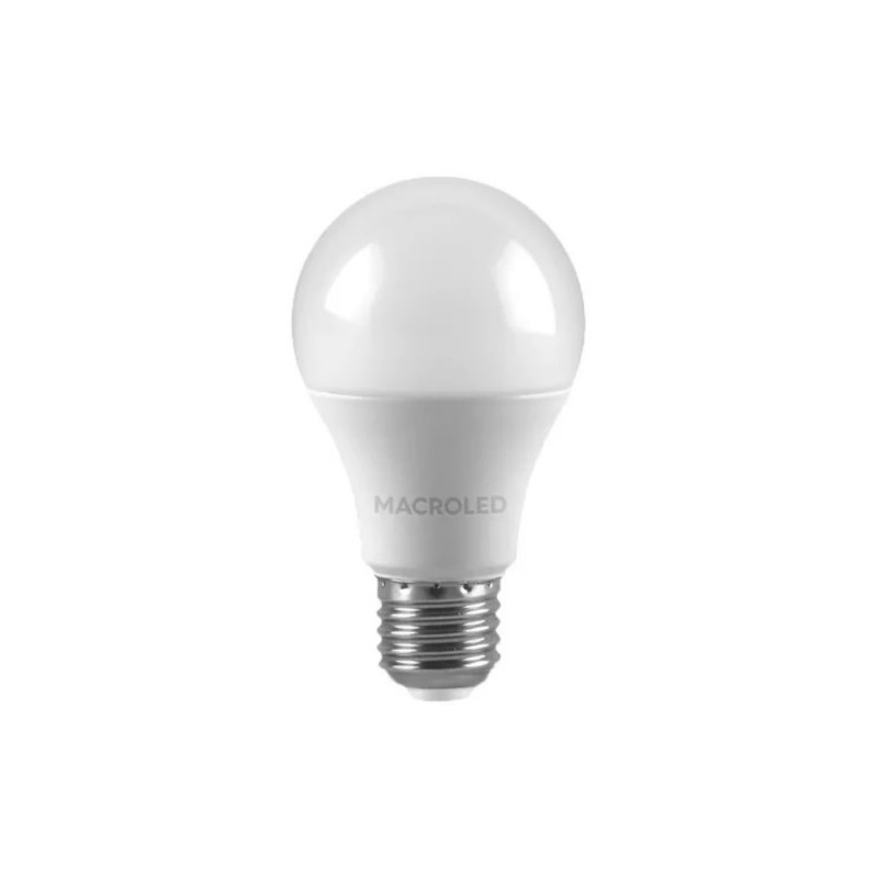 Lámpara led MACROLED A60 bulbo E27 14.5W 1400lm 4500K luz neutra