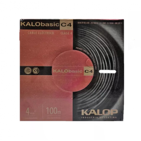 Cable unipolar KALOP 4mm2 marrón IRAM 2183- NM247-3