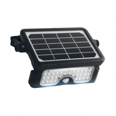 Luminaria solar MACROLED IP65 5W 500lm 6000K luz fría con sensor