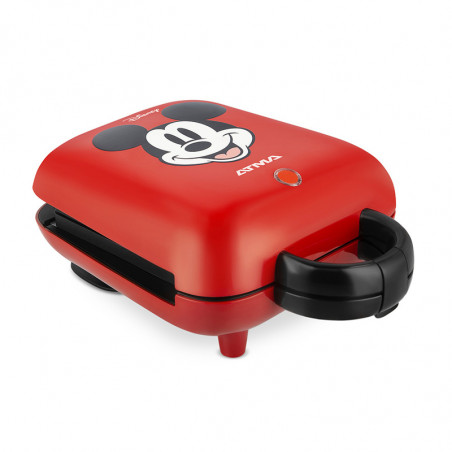 Waflera y sandwichera ATMA WS027DRN Mickey Mouse 700W rojo