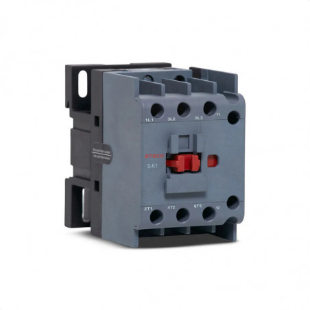 Contactor tripolar STECK SK125A10M bob 25A 1NA 220vca