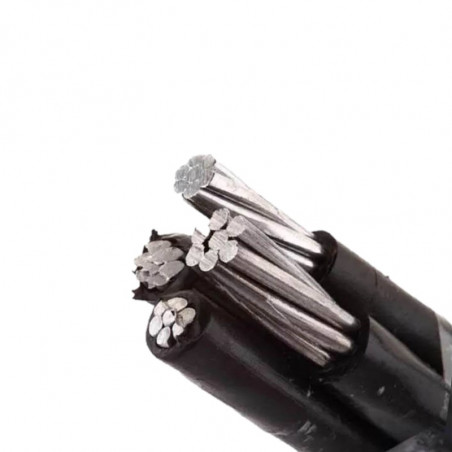 Cable preensamblado aluminio 3x25+50mm2 por metro