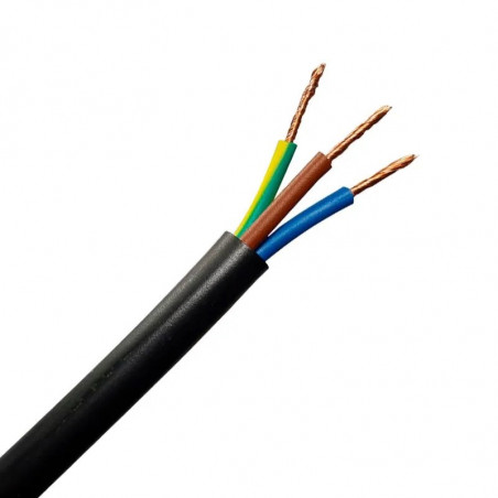 Cable vaina redonda KALOP 3x1,5mm2 por metro IRAM NM 247-5