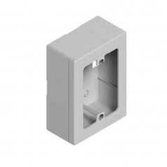 Caja rectangular SISTELECTRIC plástico exterior gris 5x10x5cm