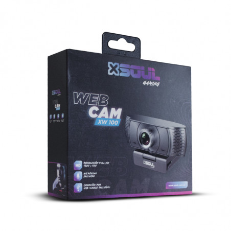 WebCam SOUL GAME-XW100 HD con micrófono integrado