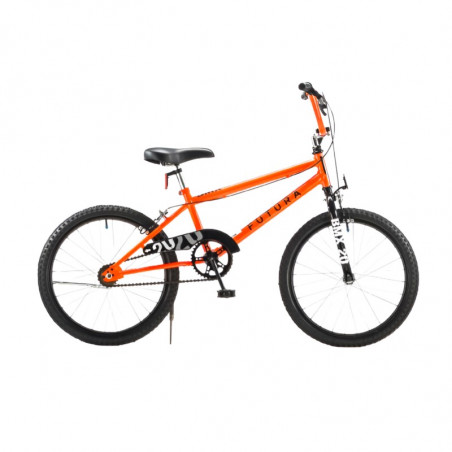 Bicicleta bmx FUTURA RACER oversize rodado 20 acero naranja