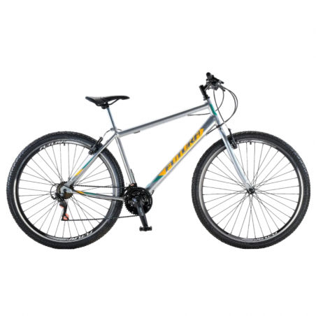 Bicicleta FUTURA TECHNO rodado 29 MTB hibrida talle M cuadro de acero gris