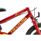 Bicicleta para niños FUTURA TWIN rodado 16 acero rojo