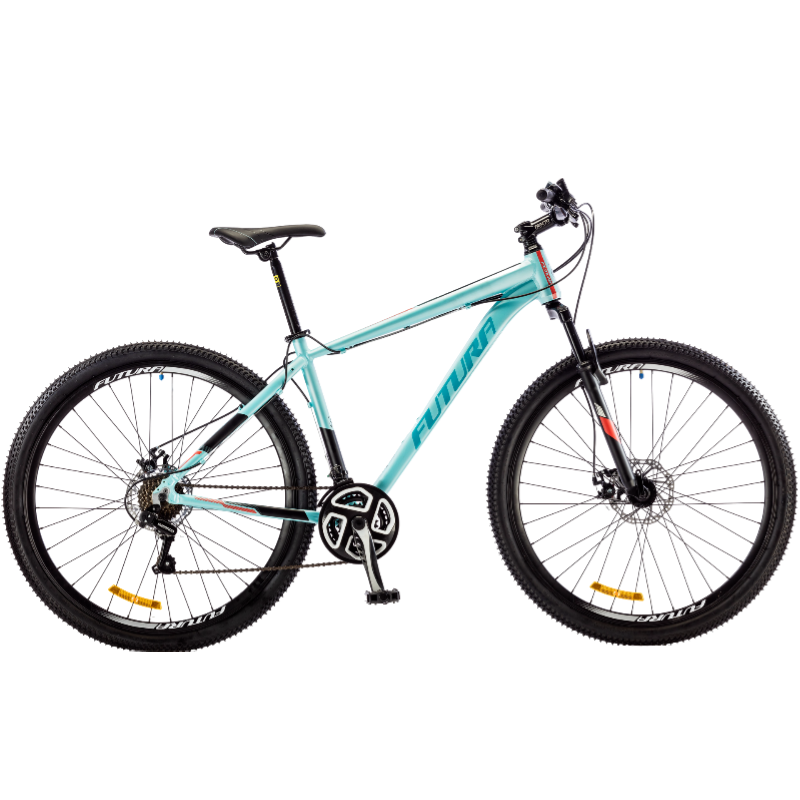 Bicicleta FUTURA MANTIS MTB rodado 29 talle L cuadro de aluminio celeste