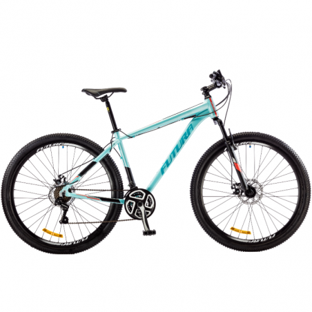 Bicicleta FUTURA MANTIS MTB rodado 29 talle L cuadro de aluminio celeste