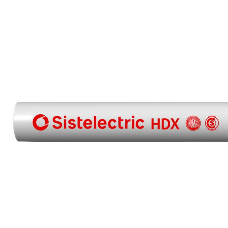 Caño rígido SISTELECTRIC HDX pvc 3/4' 20mm 3m