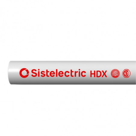 Caño rígido SISTELECTRIC HDX pvc 3/4' 20mm 3m