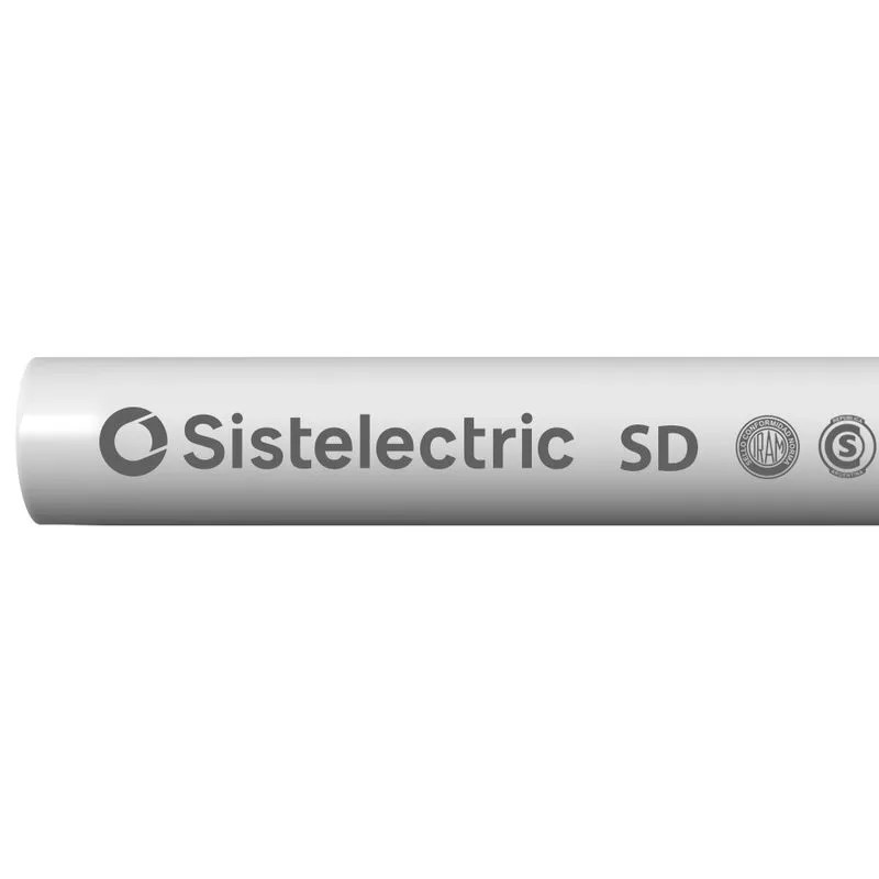 Caño SISTELECTRIC pvc con memoria semipesado 3/4' 20mm 3m