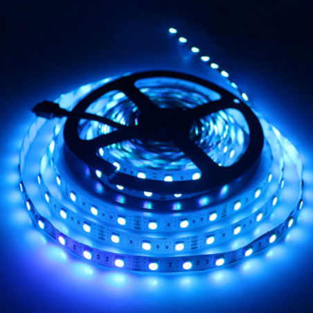 Tira led TBCin flexible 4.8W 60led 12vcc luz azul por metro