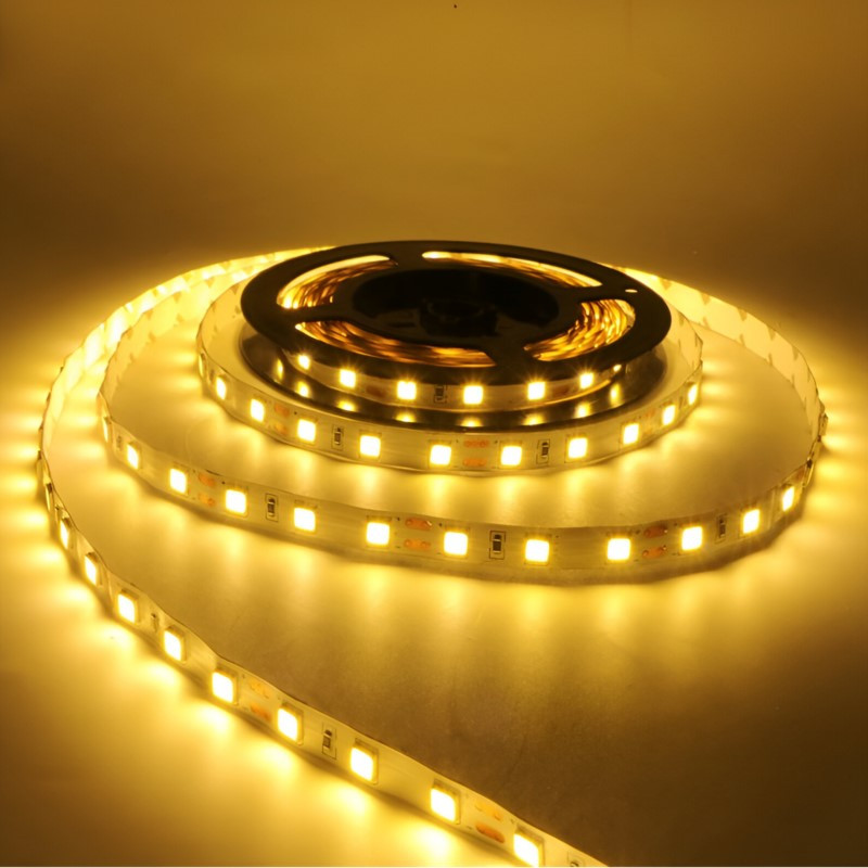 Tira led MACROLED flexible 12W 60led 12vcc luz cálida por metro