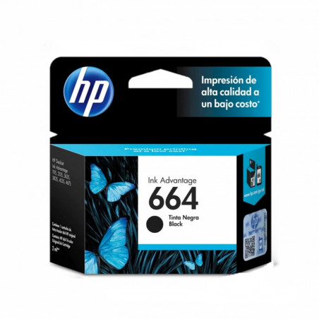 Cartucho original HP 664 negro para DeskJet