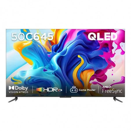 Smart Tv TCL L50C645 50'' QLED 4K UHD Google Tv