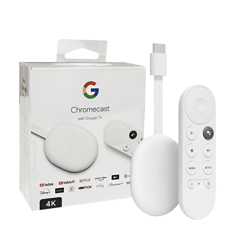 Reproductor GOOGLE CHROMECAST 4° generación 4K HDR