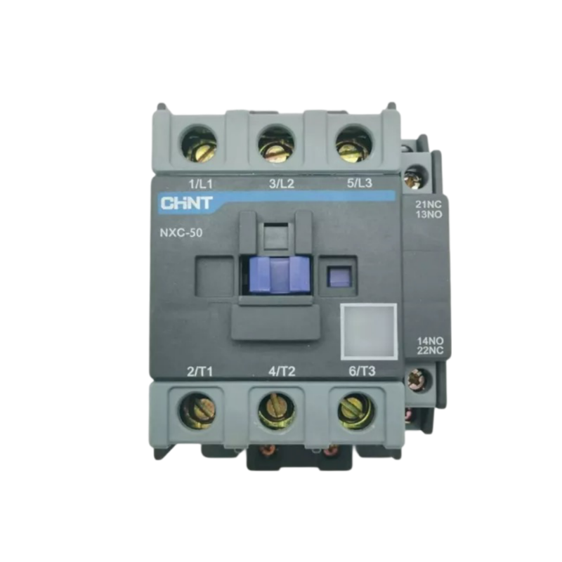 Contactor CHINT NXC-50 tripolar 50a + auxiliar 1na/1nc 220vca