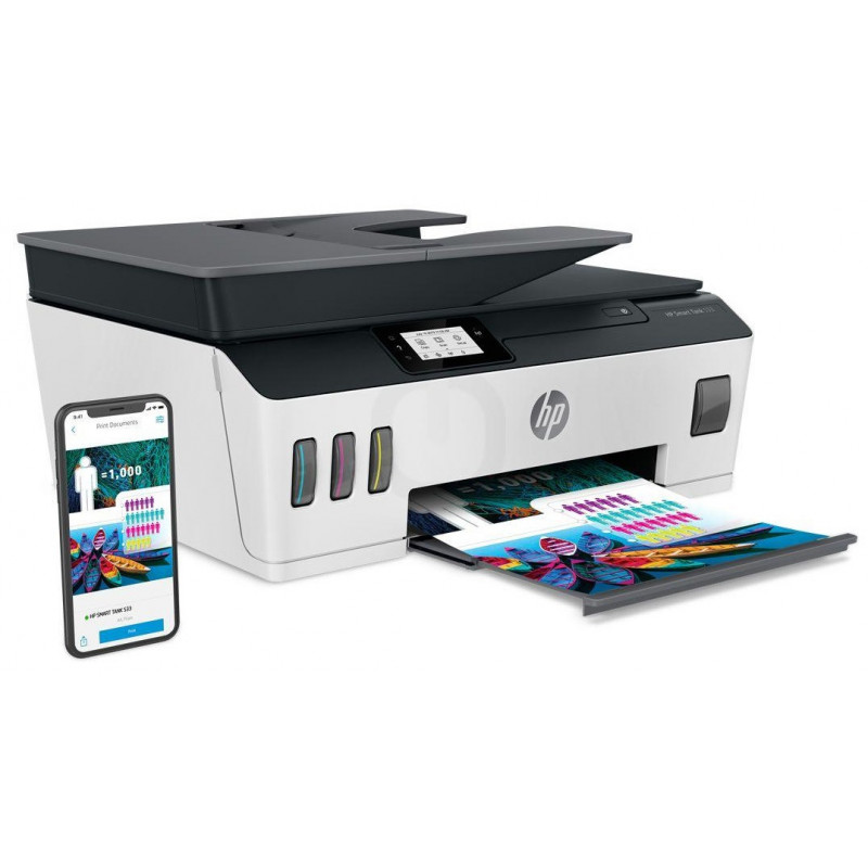 Impresora Multifunción Hp Smart Tank 533 Chorro A Tinta Sistema Continuo 0668