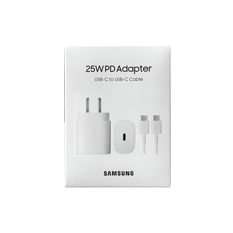 Cargador original SAMSUNG 25W carga rápida con cable USB tipo C