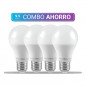 Combo ahorro MACROLED 4 lámparas led 14.5W