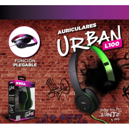 Auriculares SOUL URBAN L100 3.5 mm