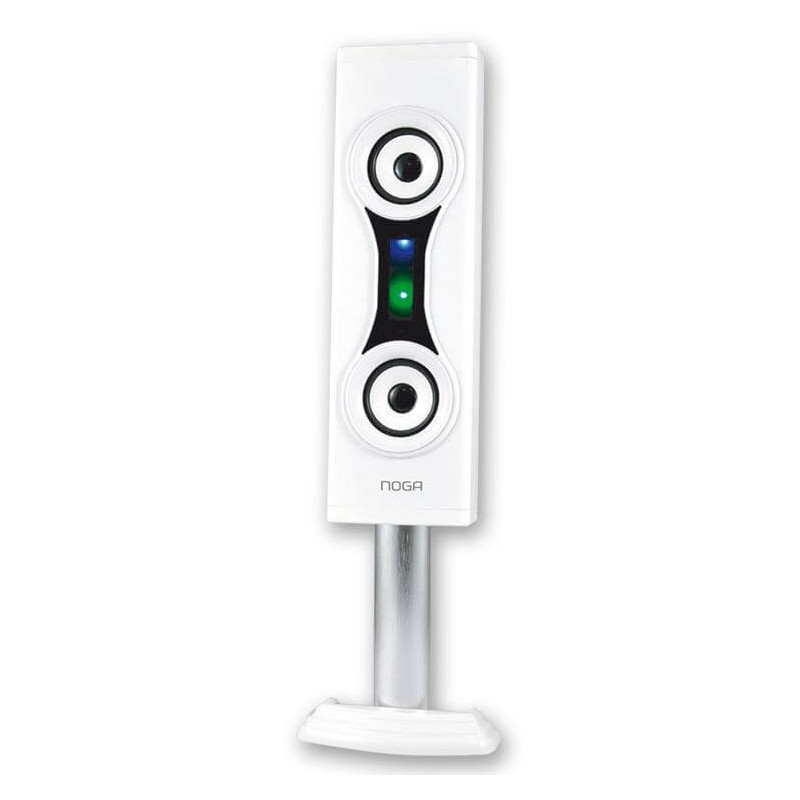 Parlante bluetooth NOGA NGS-MINIL torre blanco