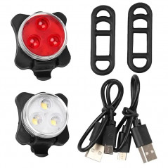 Luz Led GADNIC NSLIBD2 para bicicleta kit x2 recargable